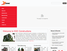 Tablet Screenshot of kmcgroup.co.in